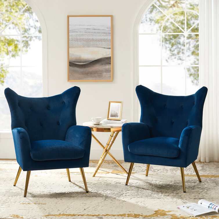 Wingback chair best sale set of 2